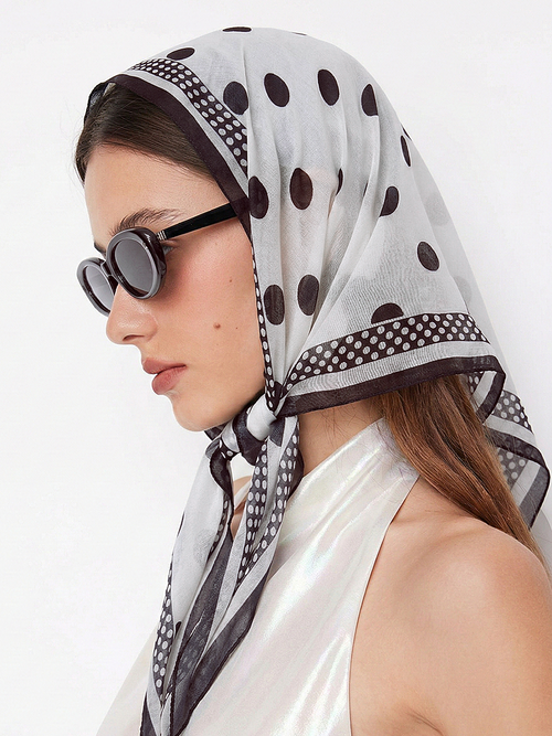 Polka Dot Fashion Scarf