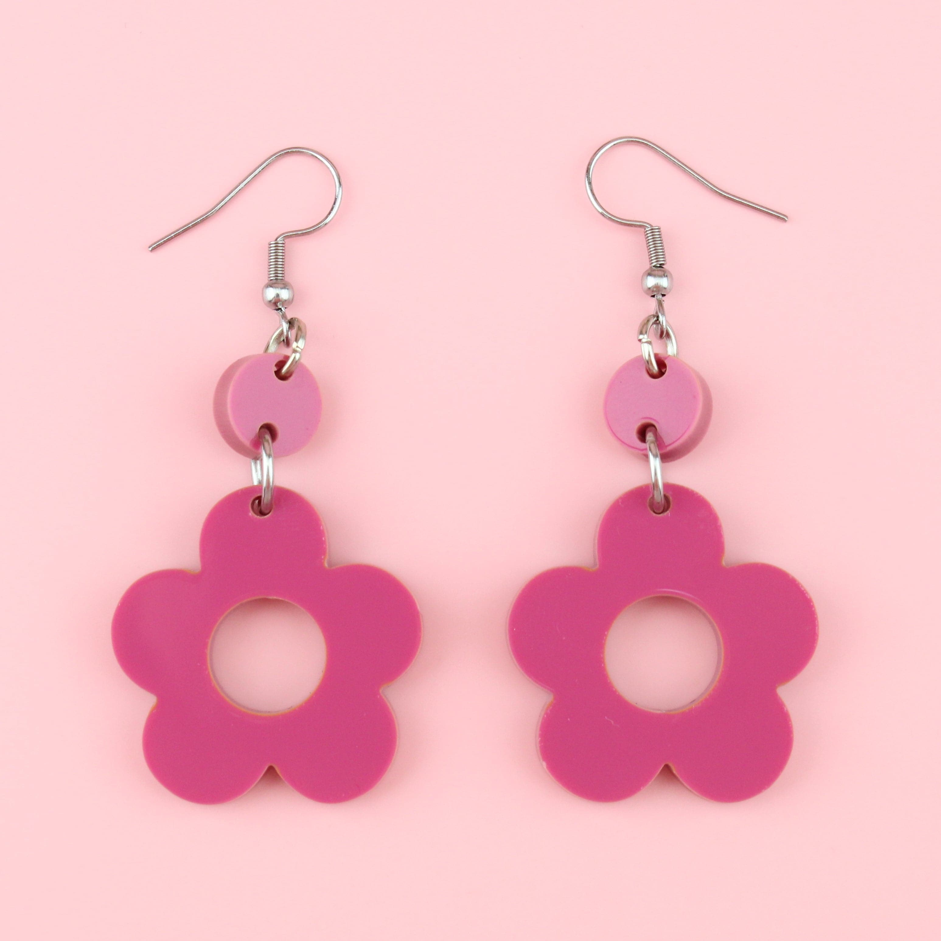 Rose Flower Power Earrings