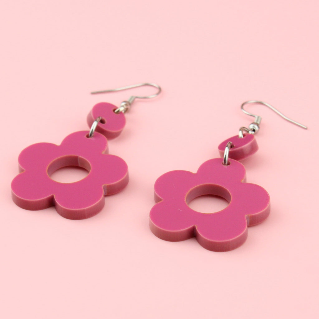 Rose Flower Power Earrings