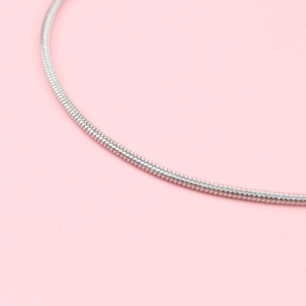 Round Snake Chain Bracelet (Stainless Steel)