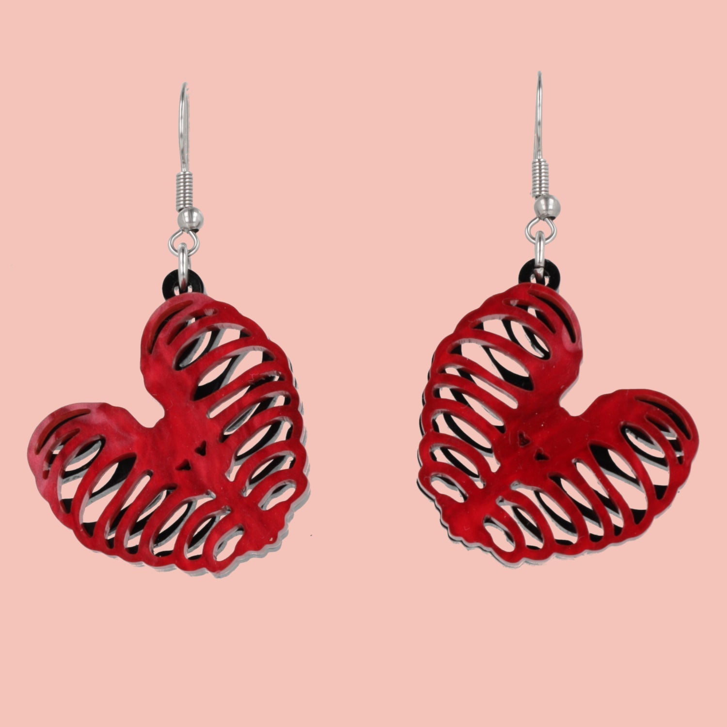 Ribcage Heart Earrings