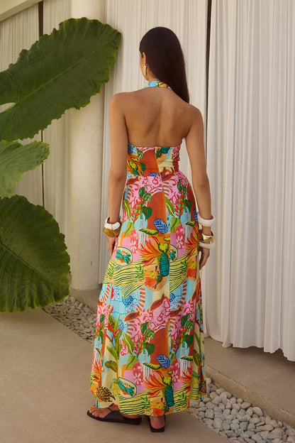 Arli Maxi Dress - Etallia Multi