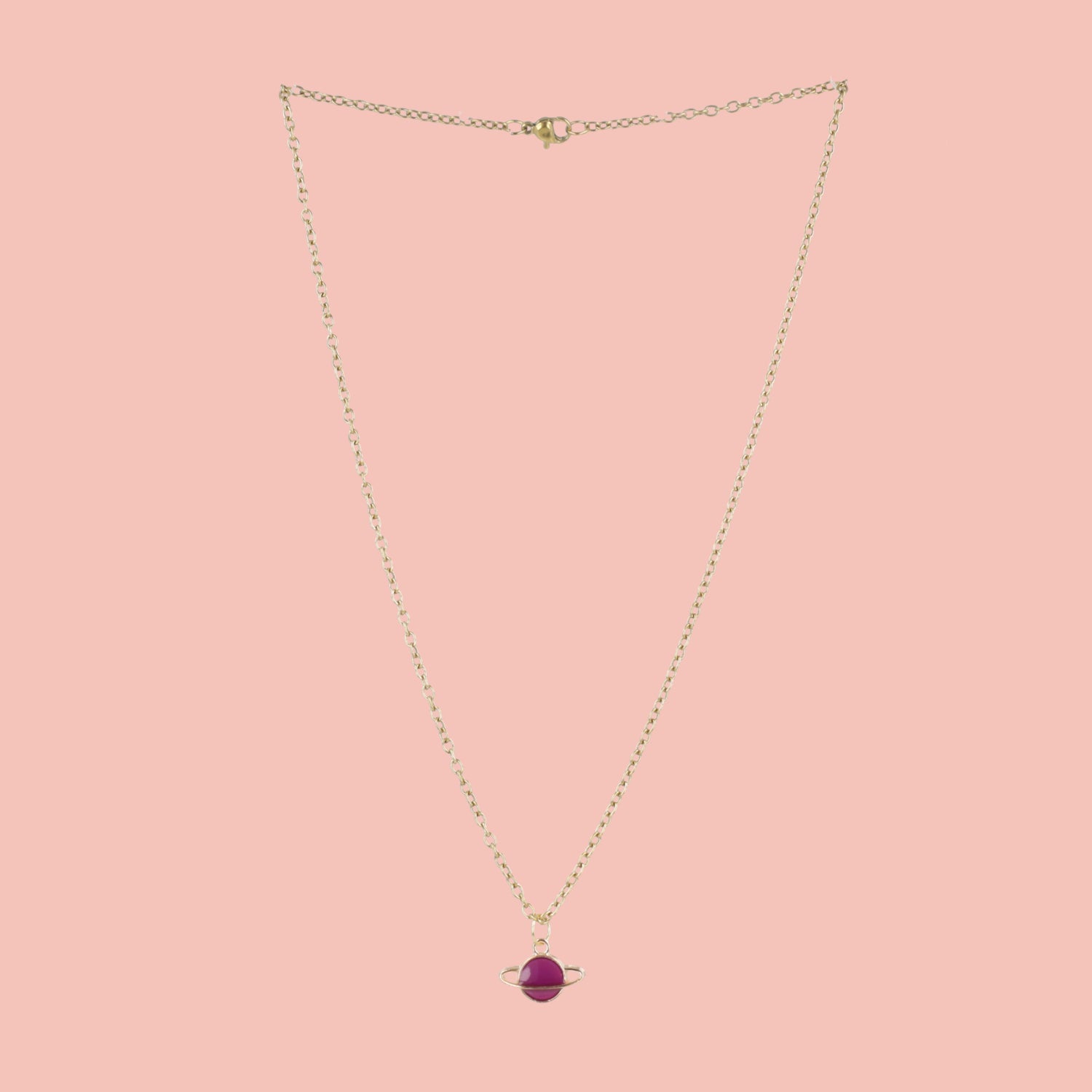 Purple Planet Necklace