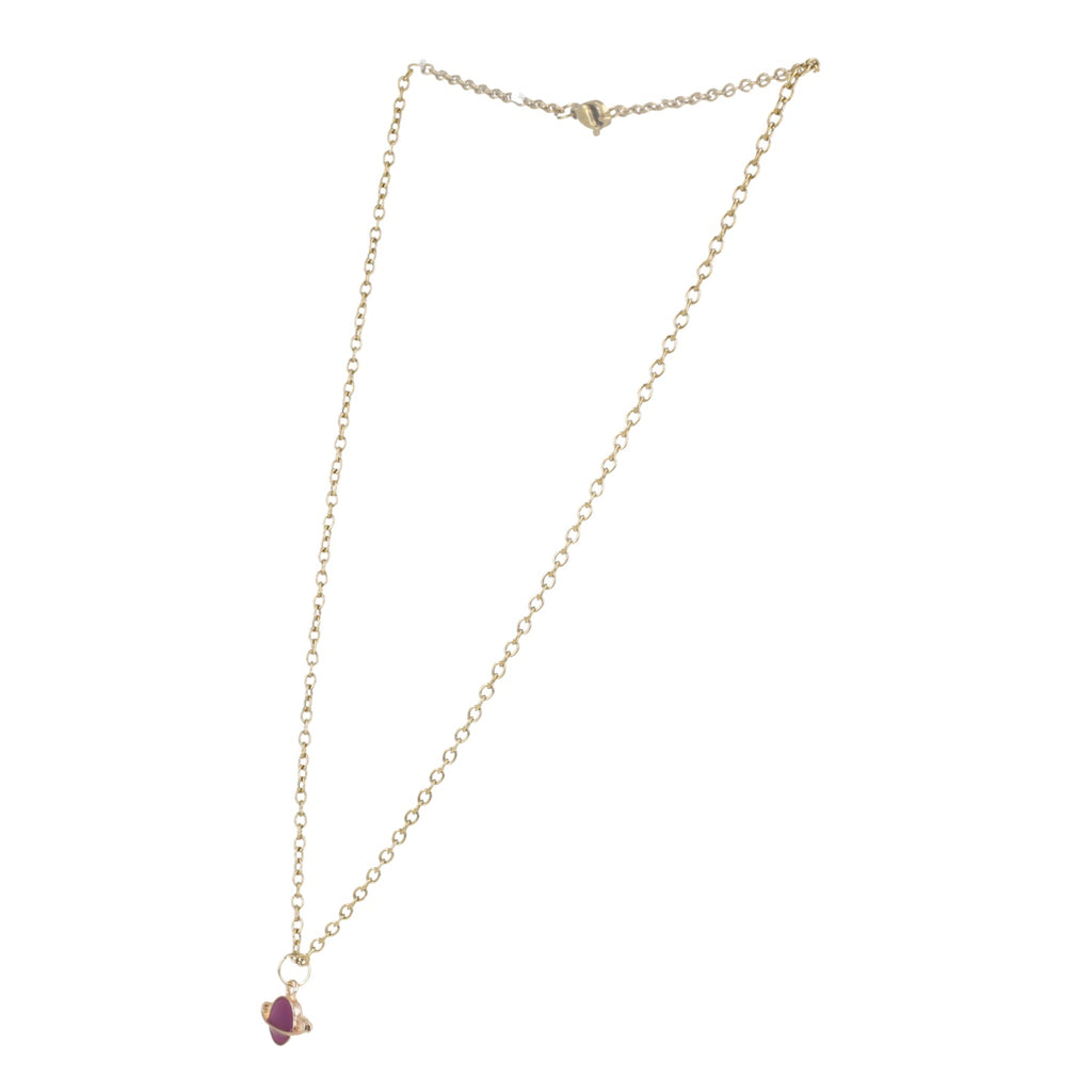 Purple Planet Necklace