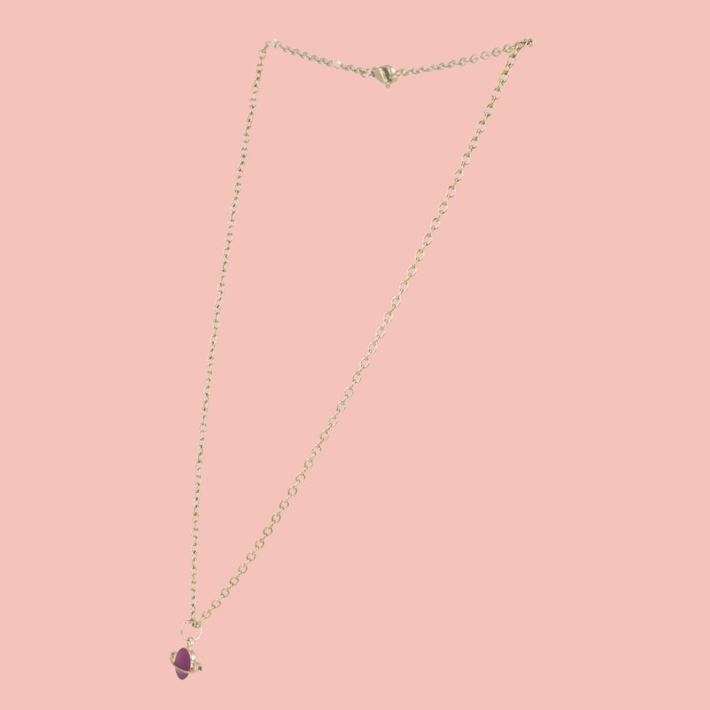 Purple Planet Necklace