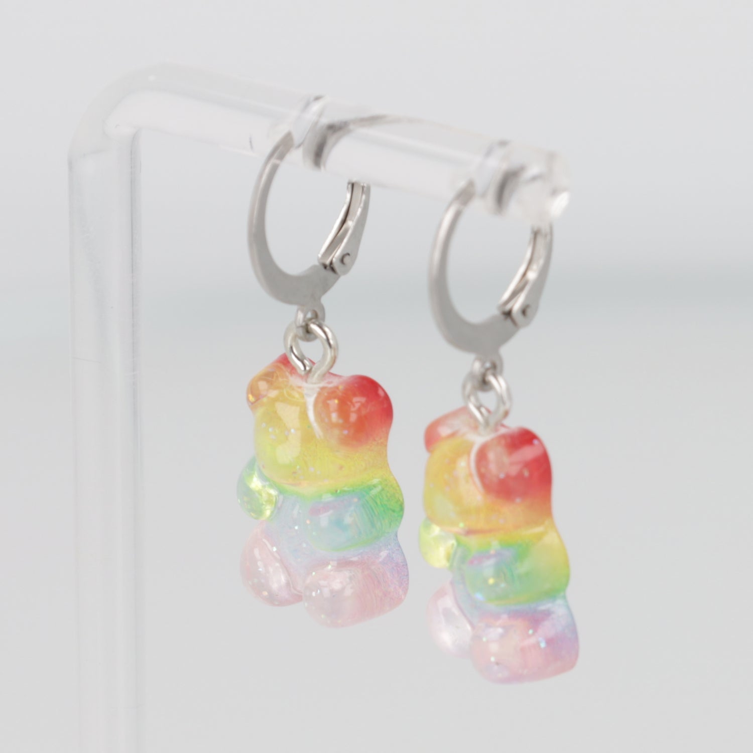 Rainbow Gummy Bear Earrings