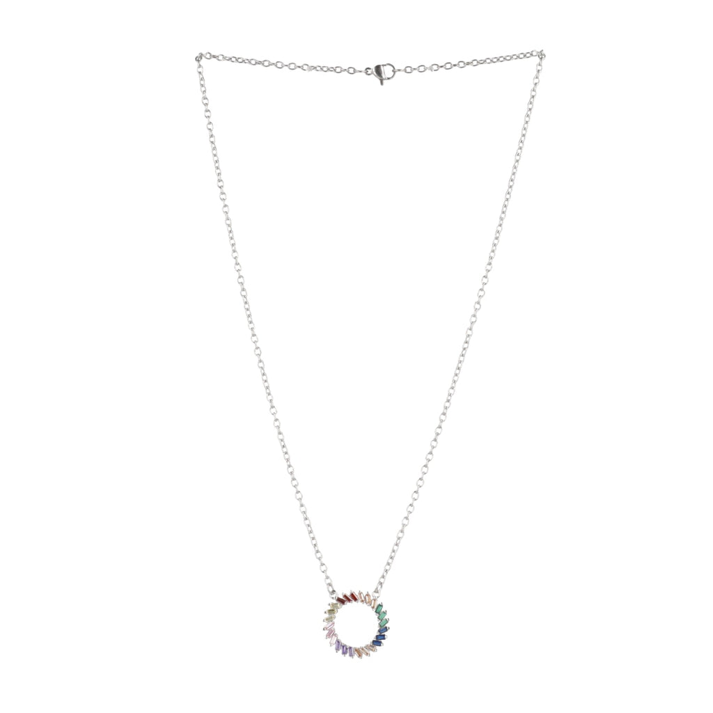Rainbow Wreath Necklace